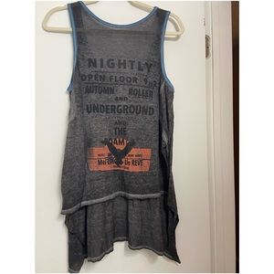 Free People Graphic Tank Top